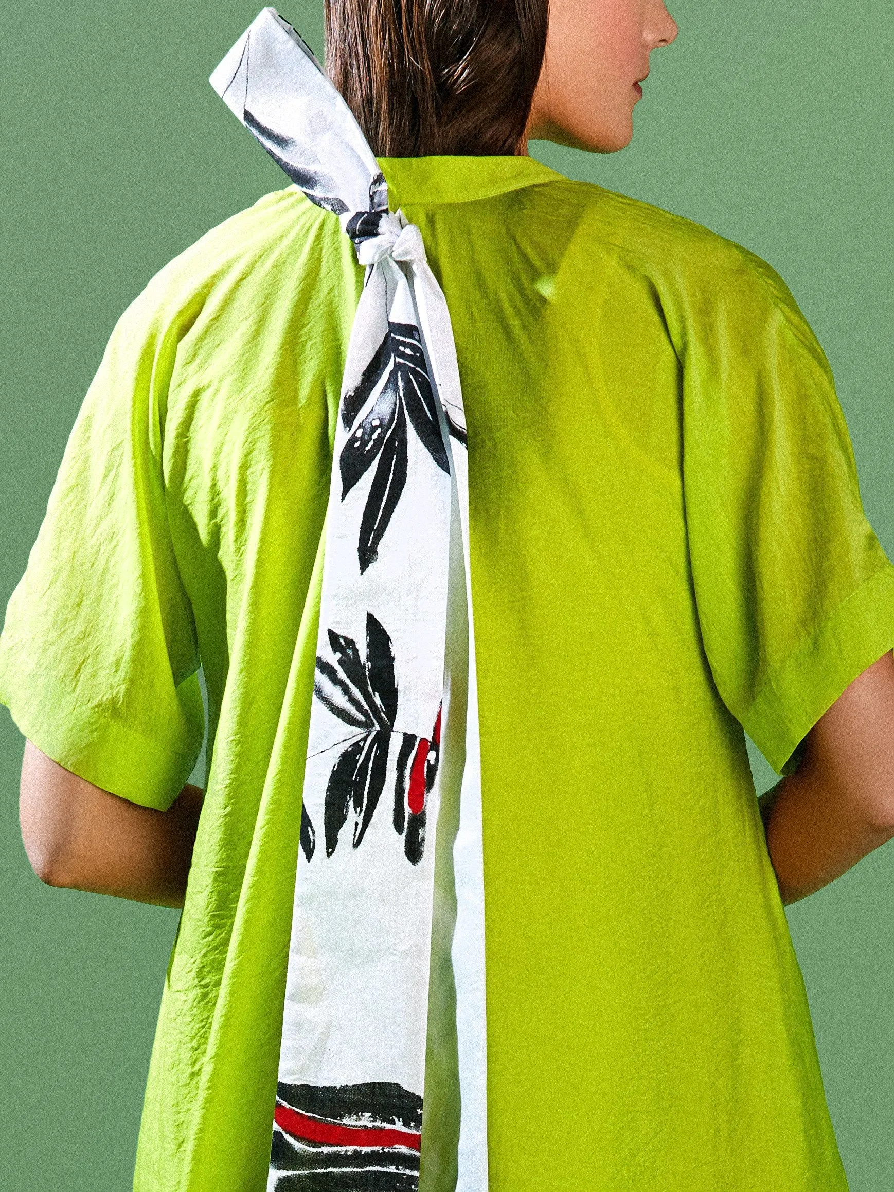 Relaxed Sash Tie Dress