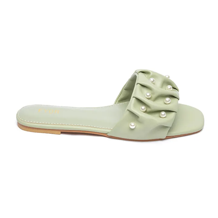 Ruched Slide Sandal MY 204