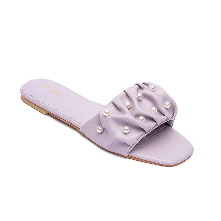 Ruched Slide Sandal MY 204