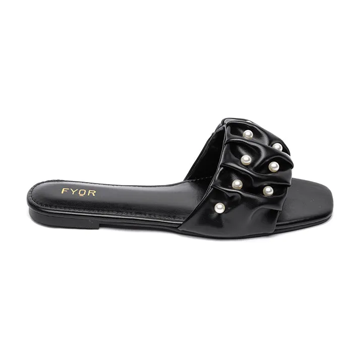 Ruched Slide Sandal MY 204