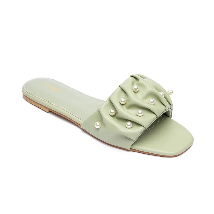 Ruched Slide Sandal MY 204