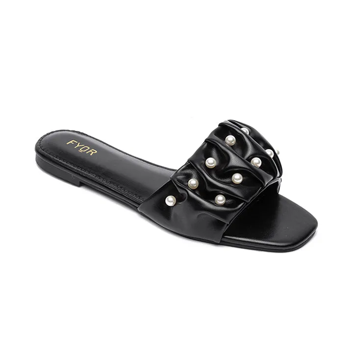 Ruched Slide Sandal MY 204