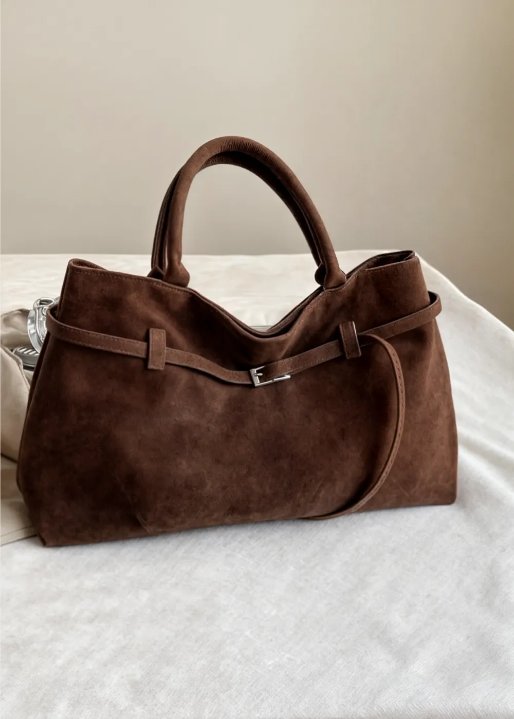 Sadira Suede Handbag