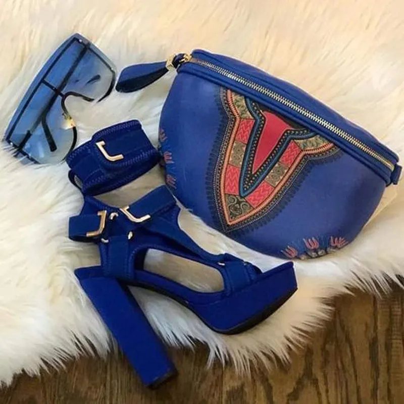 Sexy Buckle Platform Chunky Heel High Heel Sandals