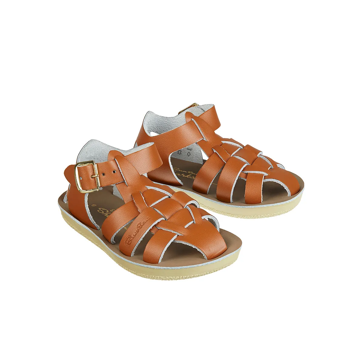 Shark Sandals in Tan by Salt-Water