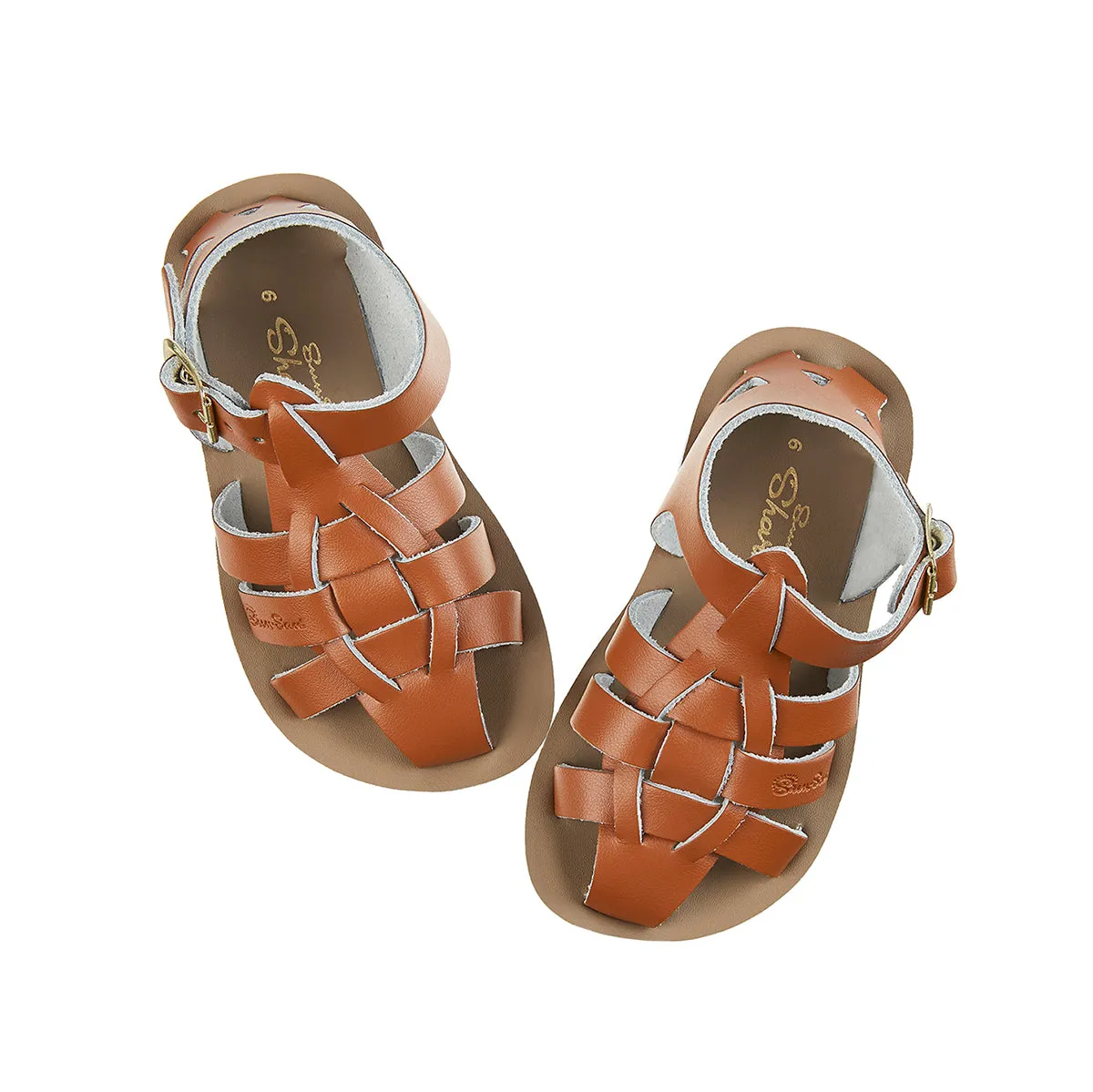 Shark Sandals in Tan by Salt-Water