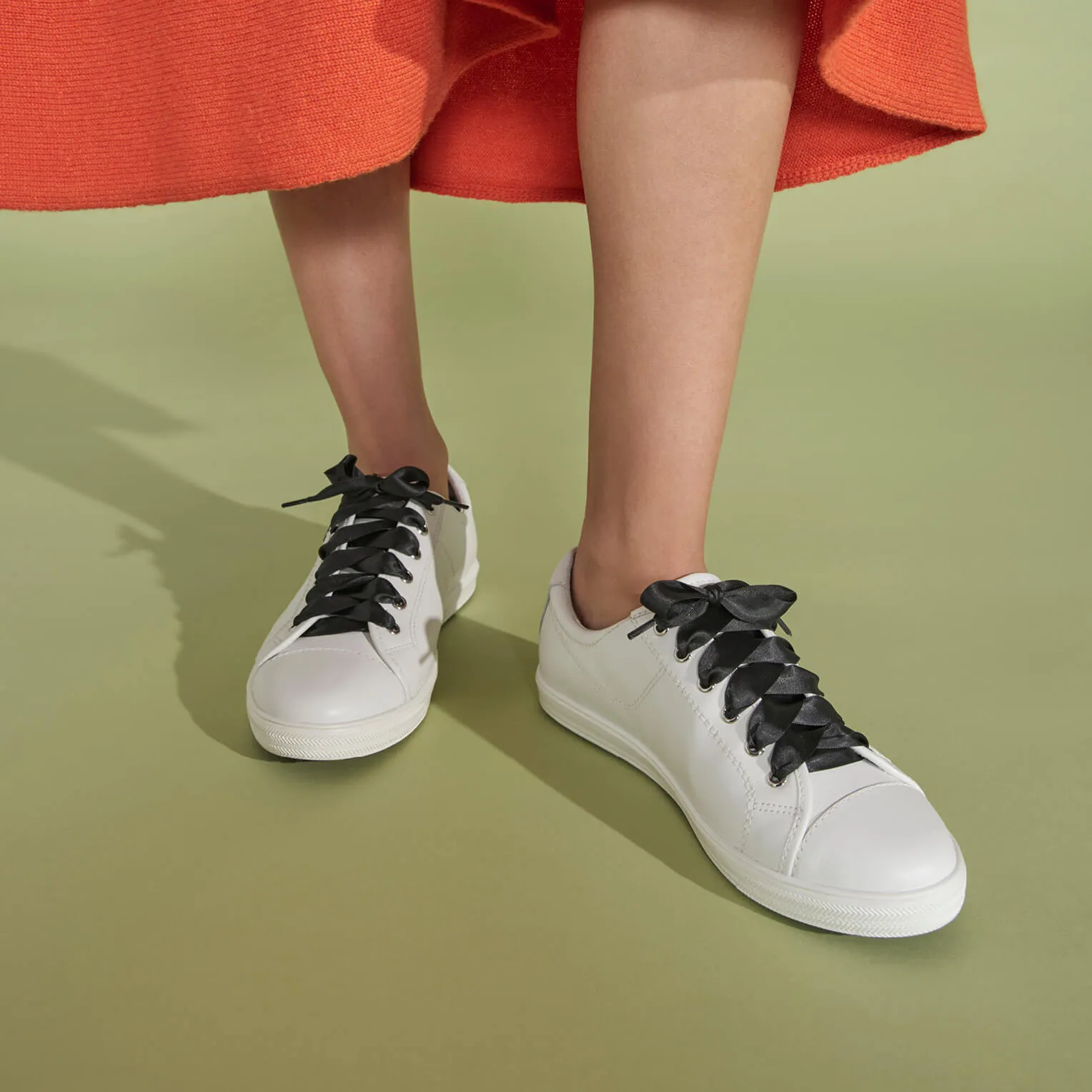 Shoelace Black Satin