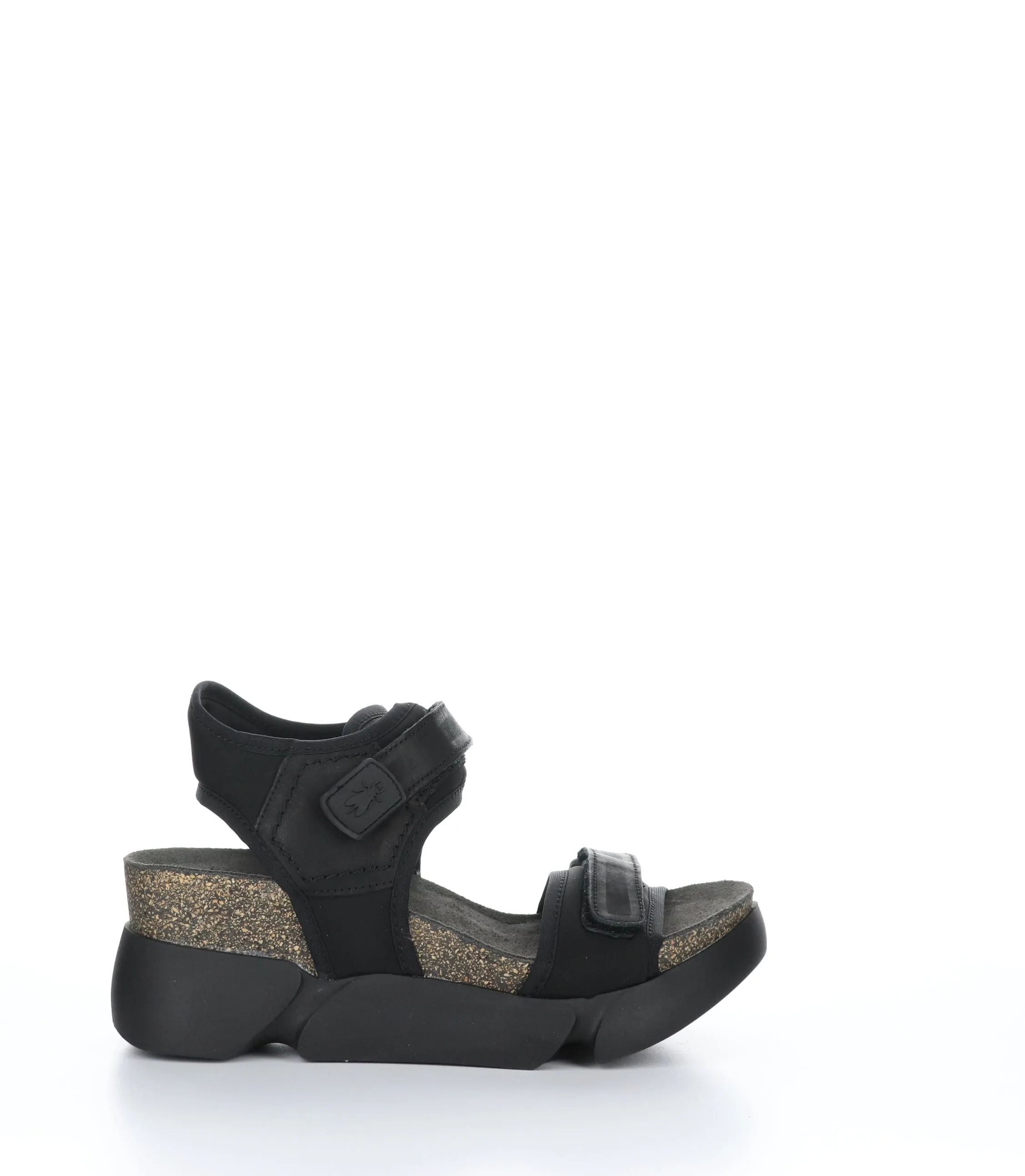 SIGO727FLY Stretch/Cupido  Black Velcro Sandals