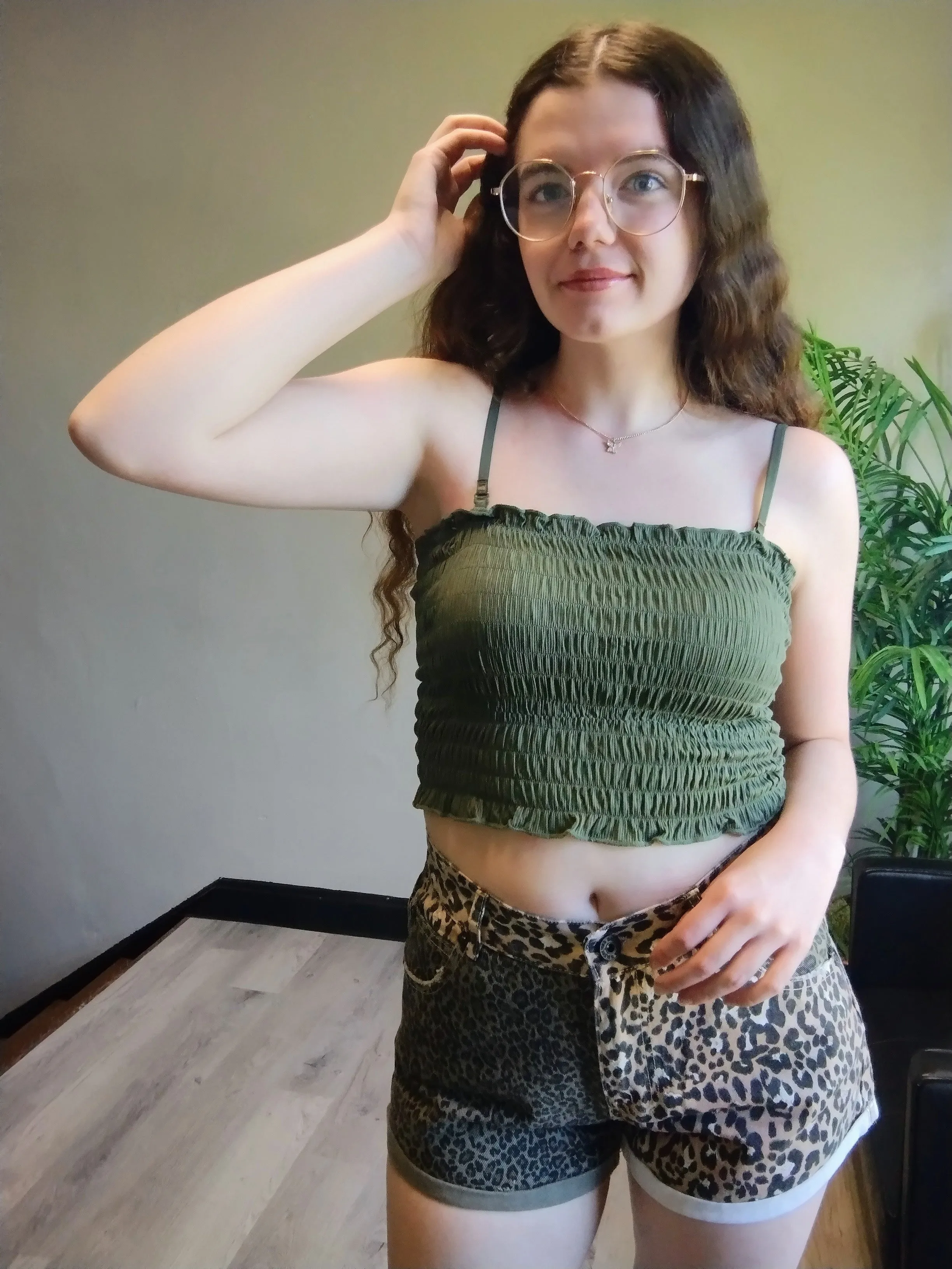 Smocked Bandeau Top With Removable Straps (5 color options)