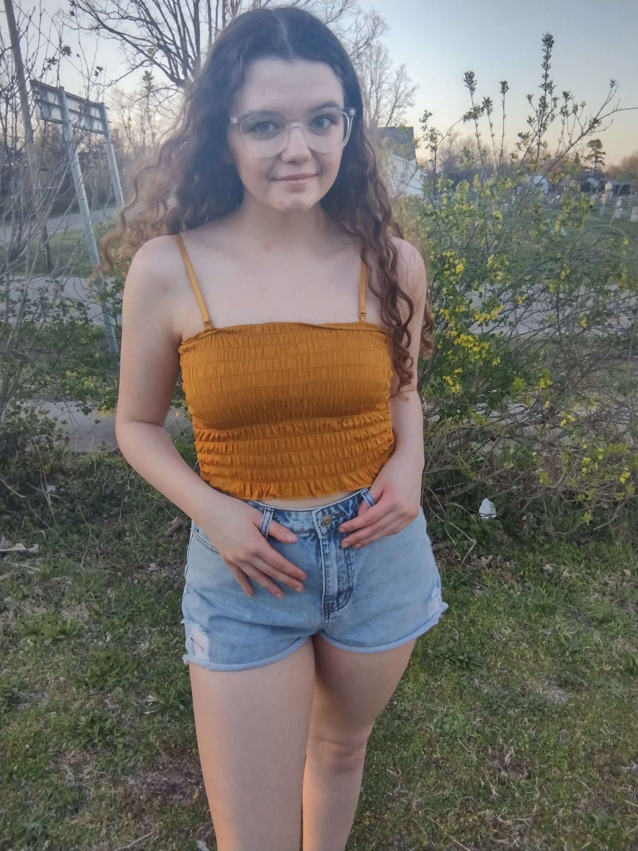 Smocked Bandeau Top With Removable Straps (5 color options)