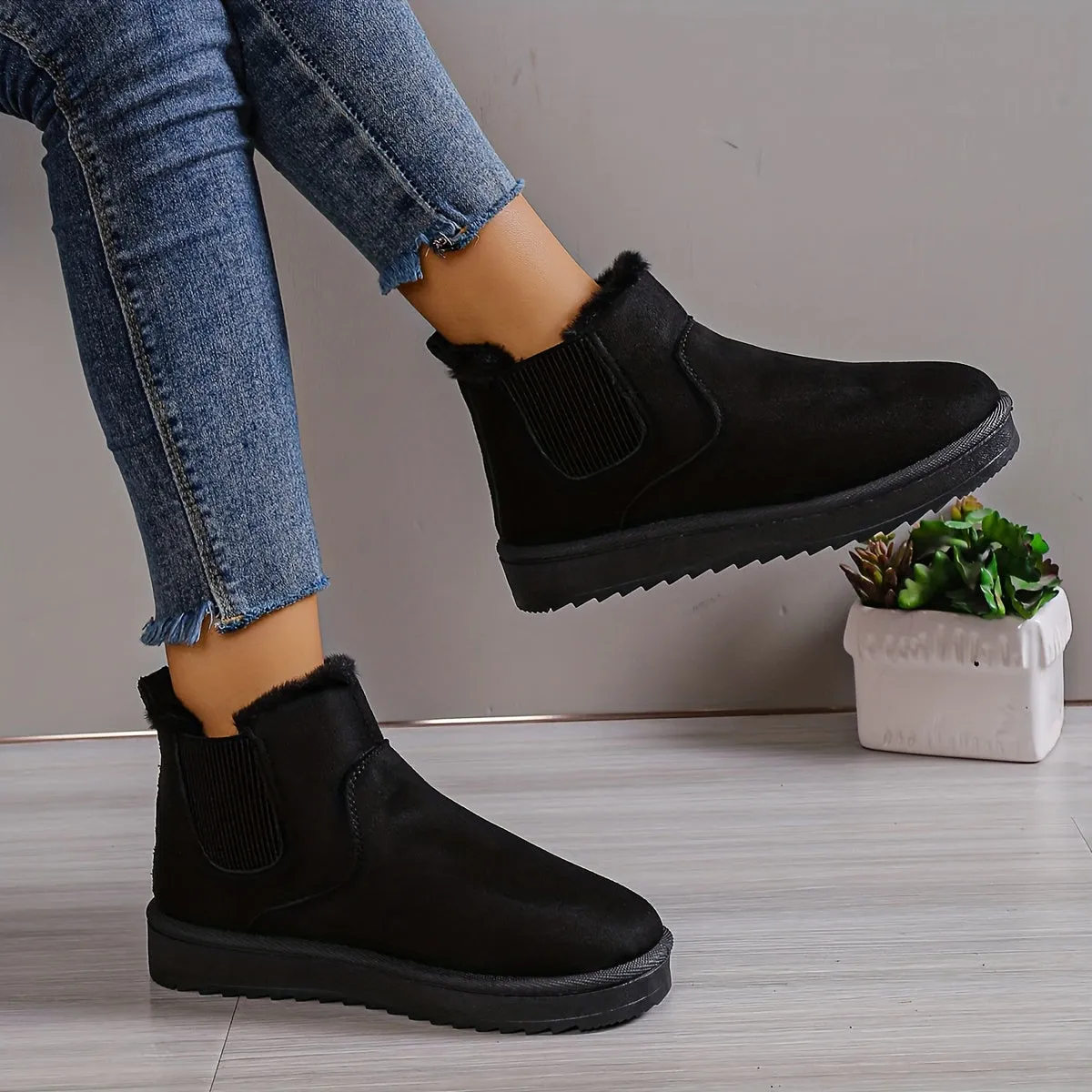 SNUG | COMFORTABLE WARM FLEECE BOOTS