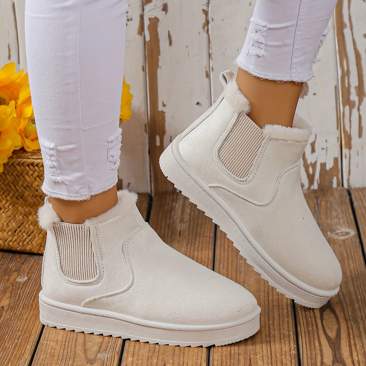 SNUG | COMFORTABLE WARM FLEECE BOOTS