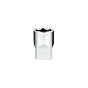Socket - Milwaukee 1/2 in. Drive 20MM Metric 6-Point Socket with FOUR FLAT™ Sides, 45-34-9121
