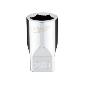 Socket - Milwaukee 1/4 in. Drive 3/8 in. SAE 6-Point Socket, 45-34-9007
