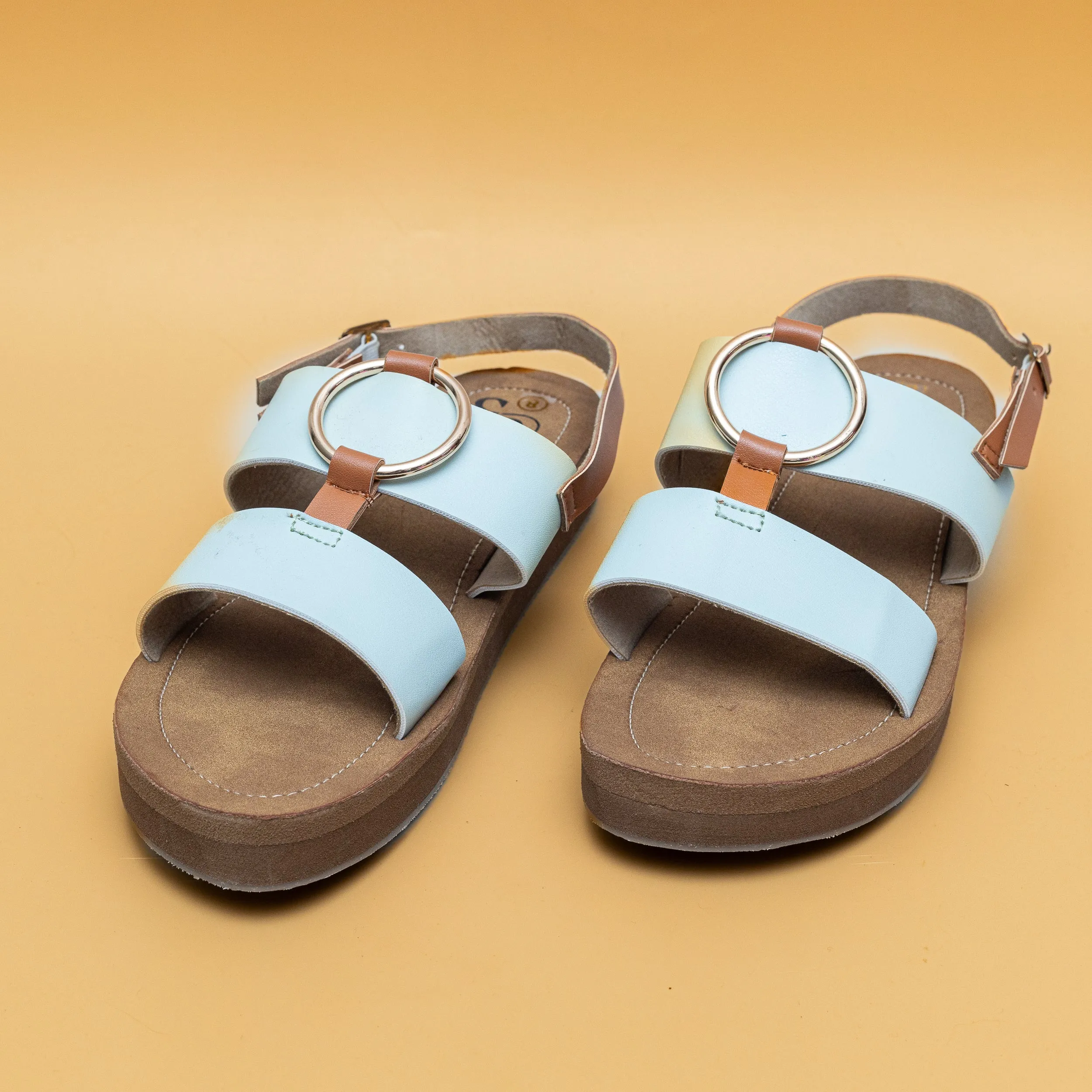 Softy Sandals - Teal Blue