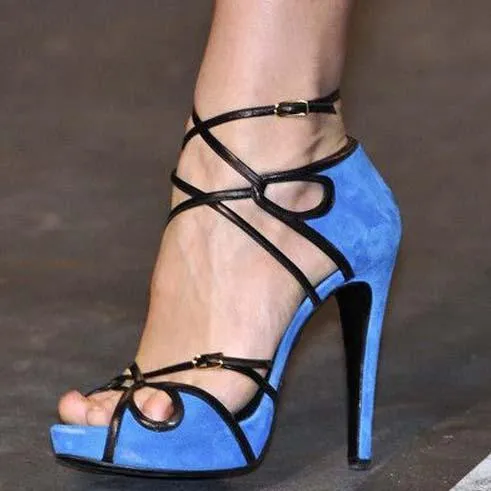 Strap High Heel Peep Toe Sandals