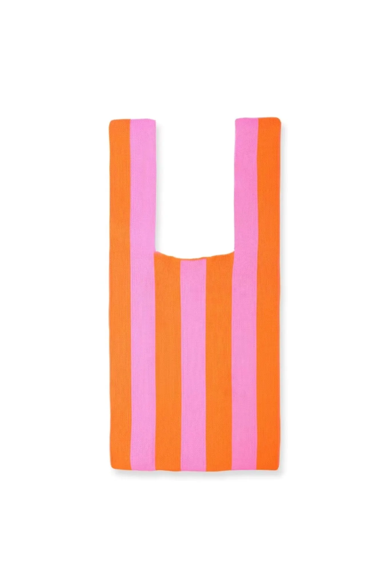 Striped Small Tote Bag