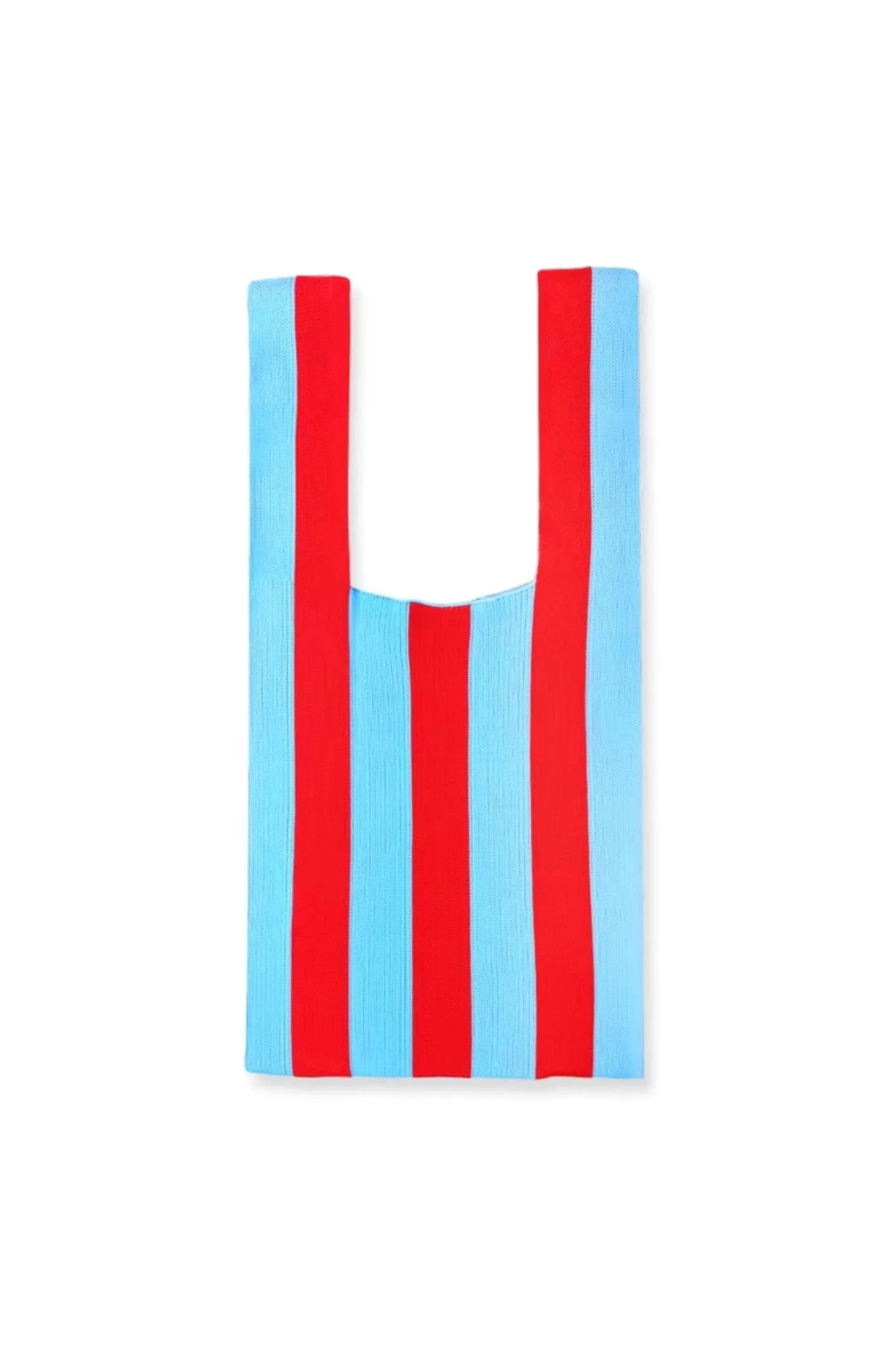Striped Small Tote Bag