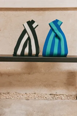 Striped Small Tote Bag