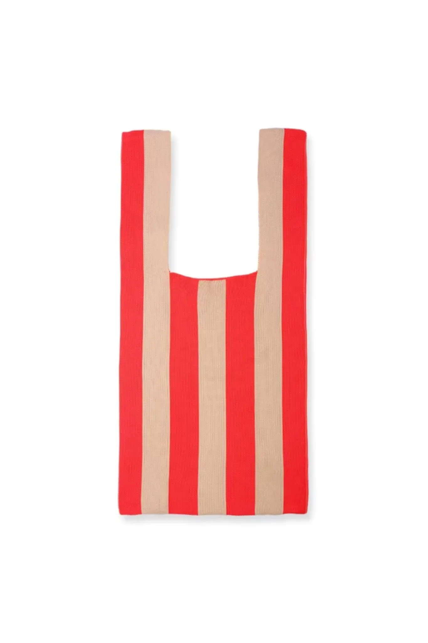 Striped Small Tote Bag
