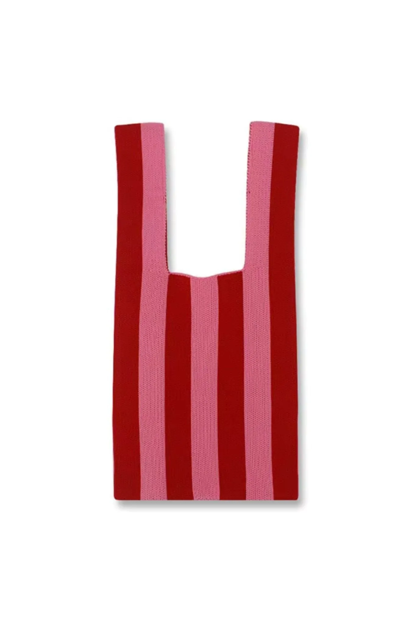 Striped Small Tote Bag