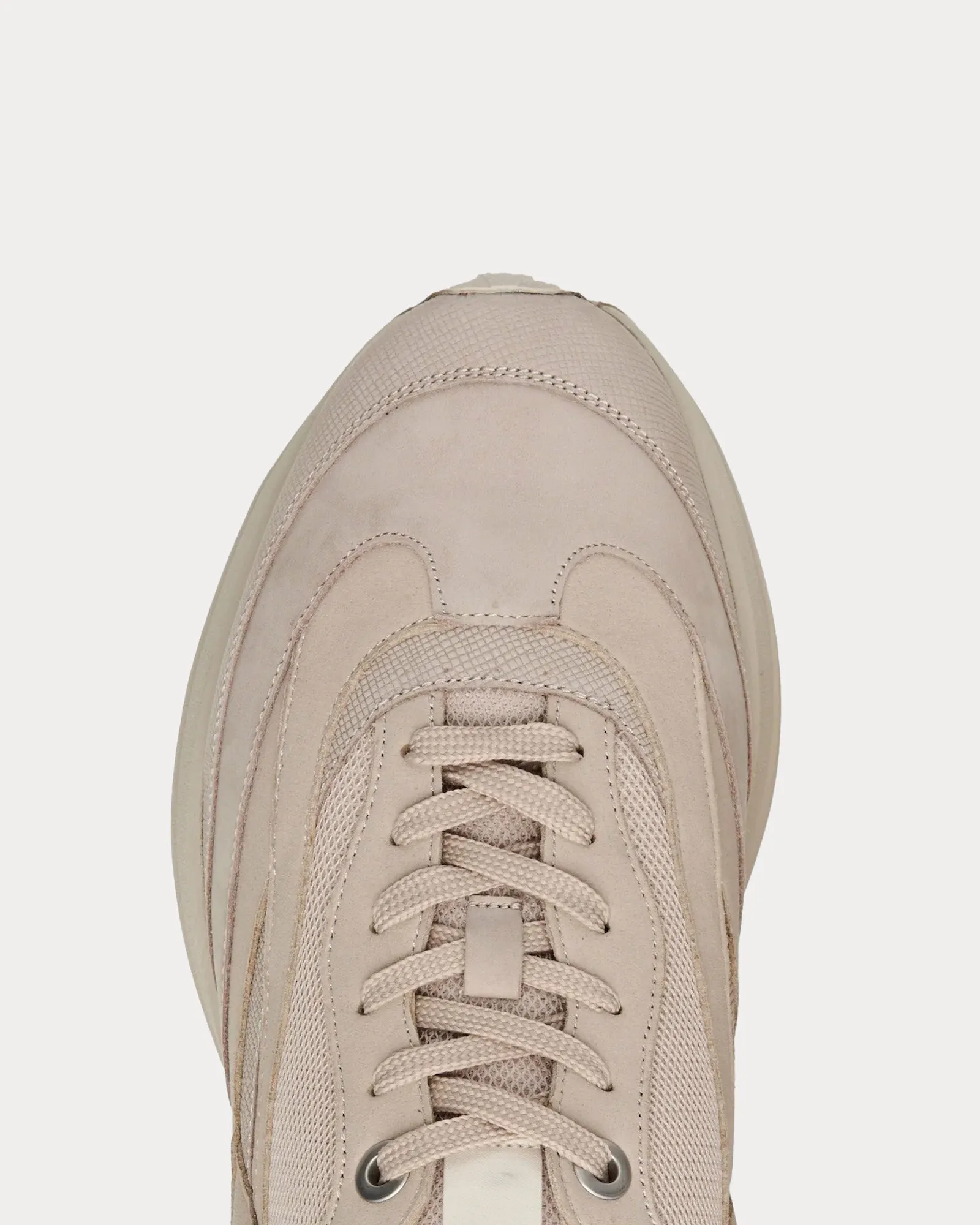 The Curve 1 Nubuck Beige Low Top Sneakers