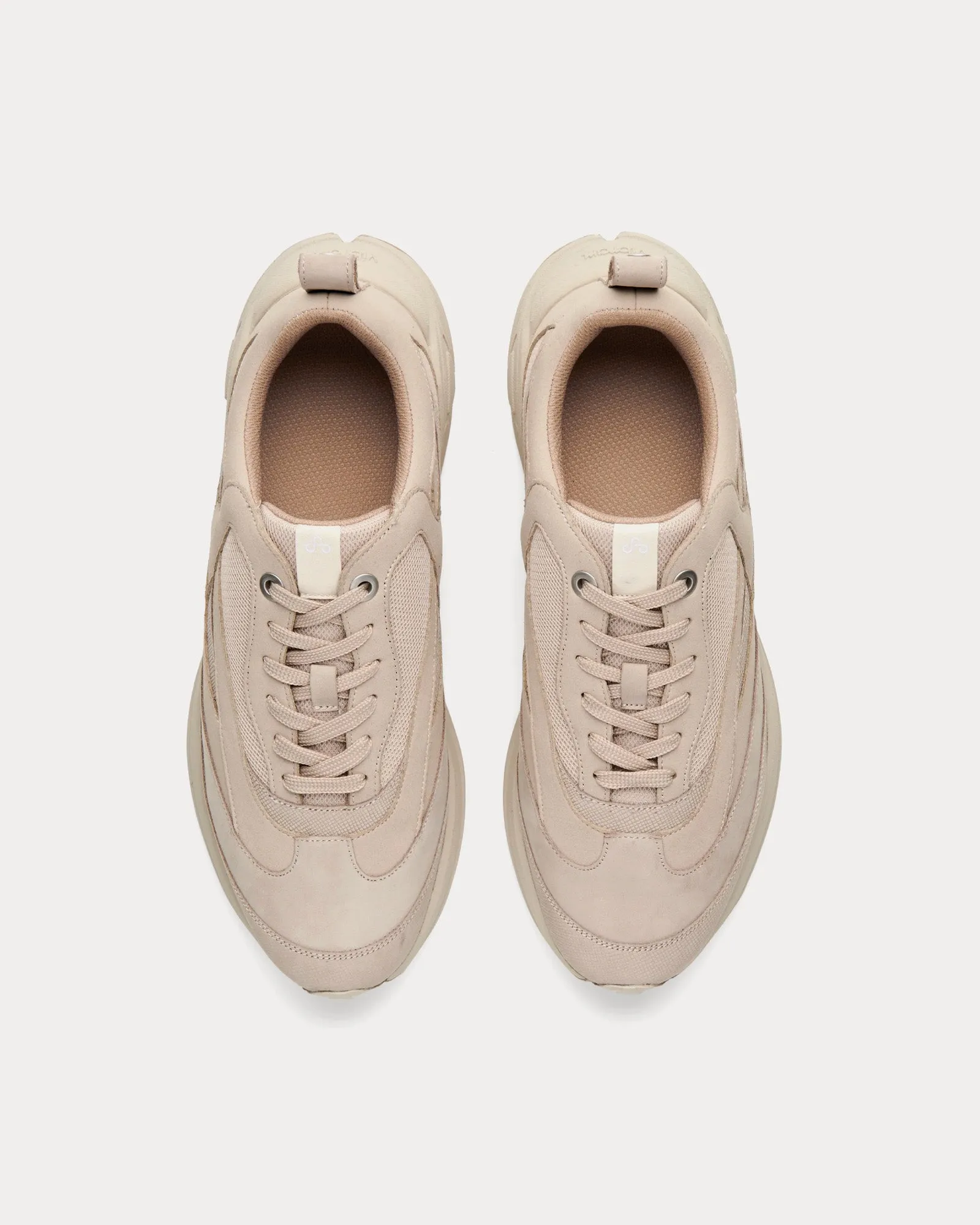 The Curve 1 Nubuck Beige Low Top Sneakers