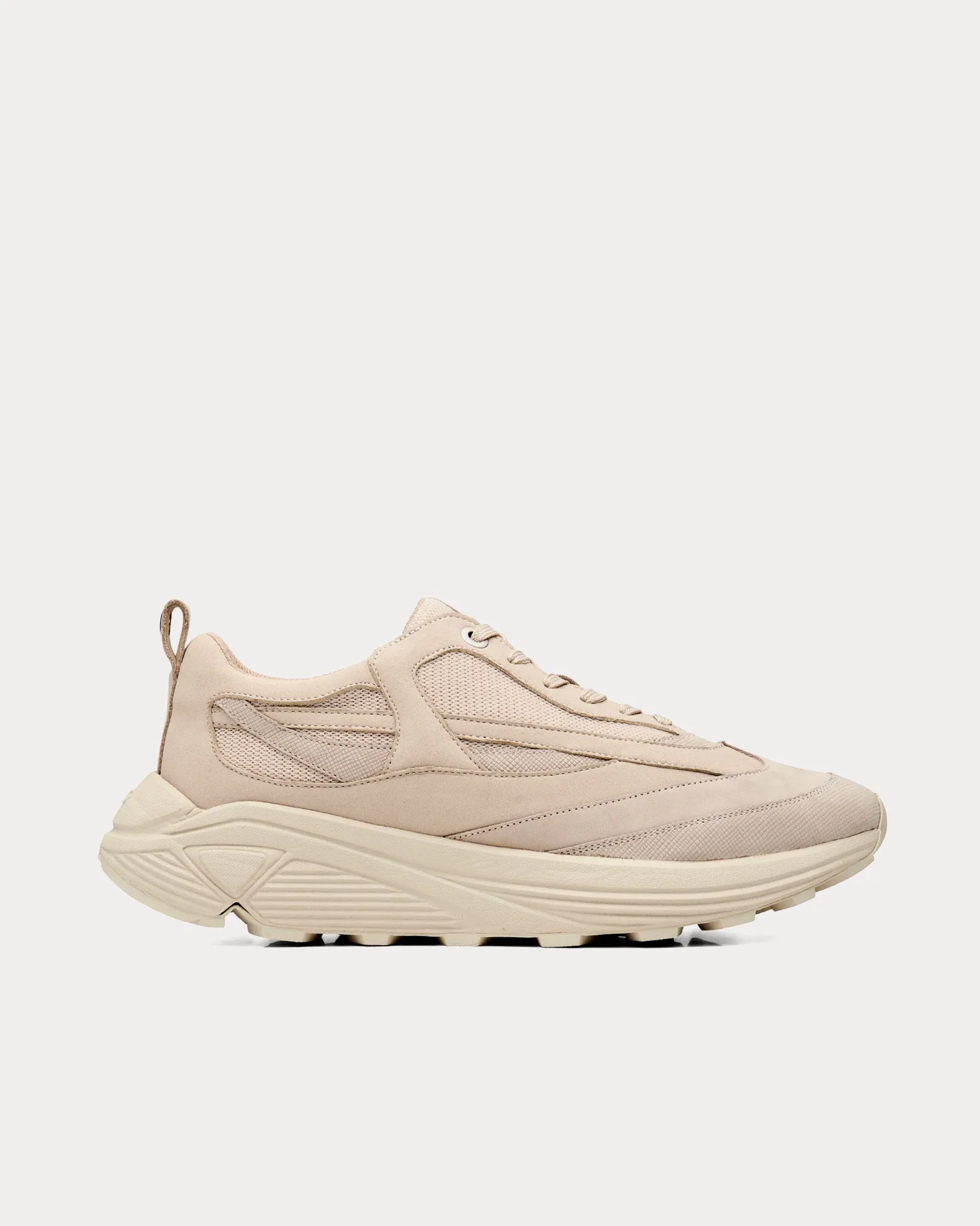 The Curve 1 Nubuck Beige Low Top Sneakers