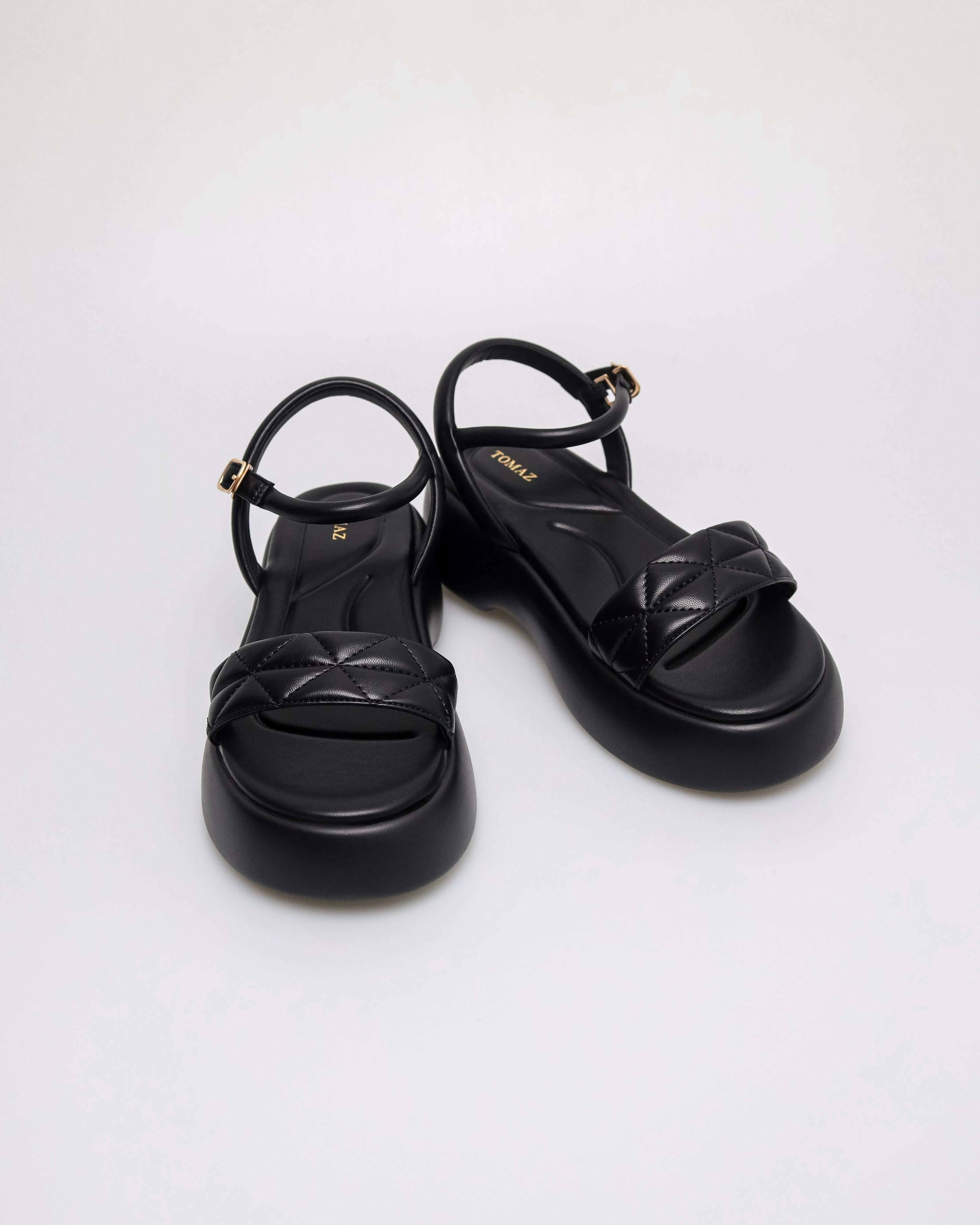 Tomaz YX228 Ladies Quilted Ankle Sandal