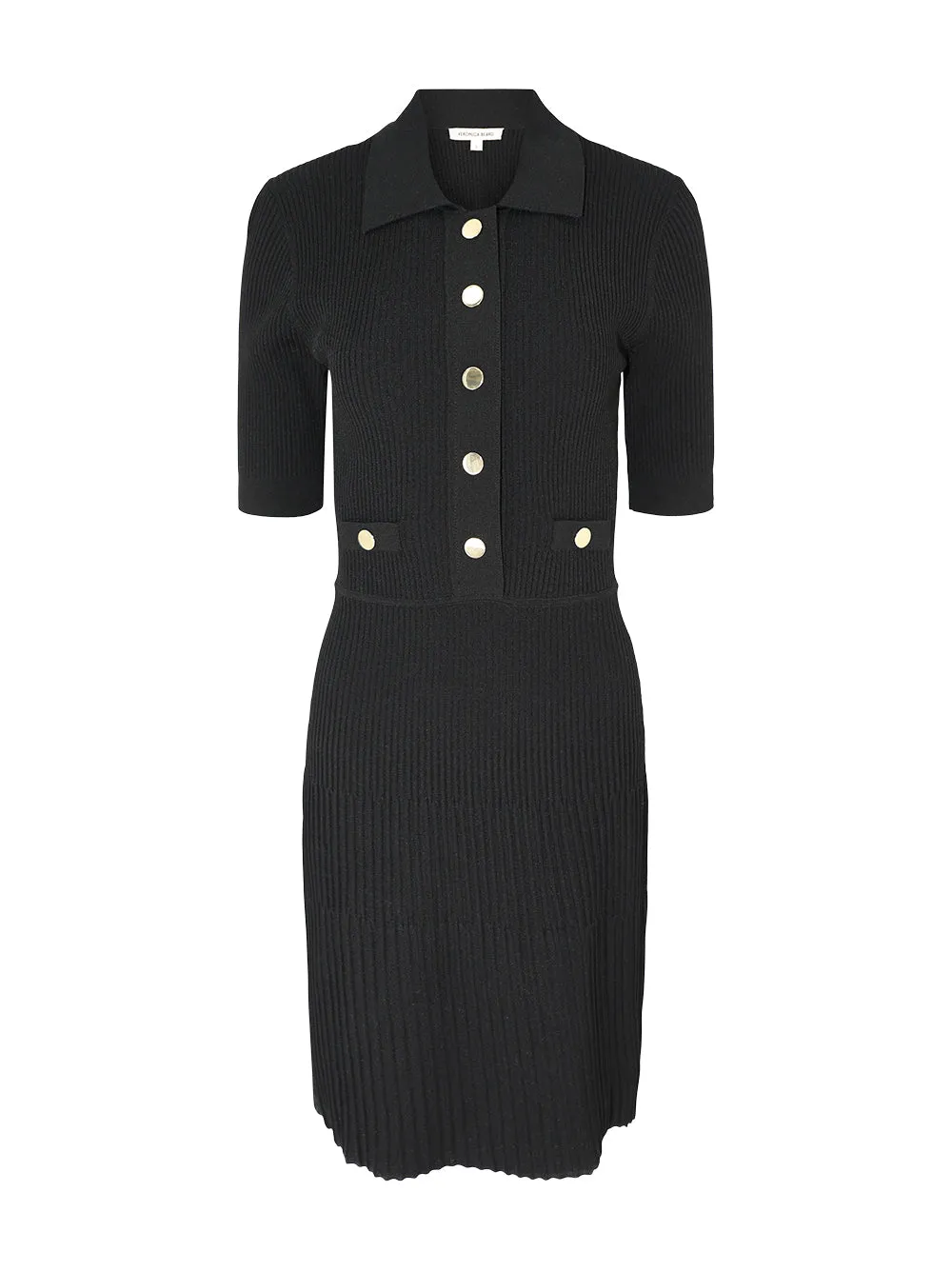 Veronica Beard Short Sleeve Lauper Dress in Black