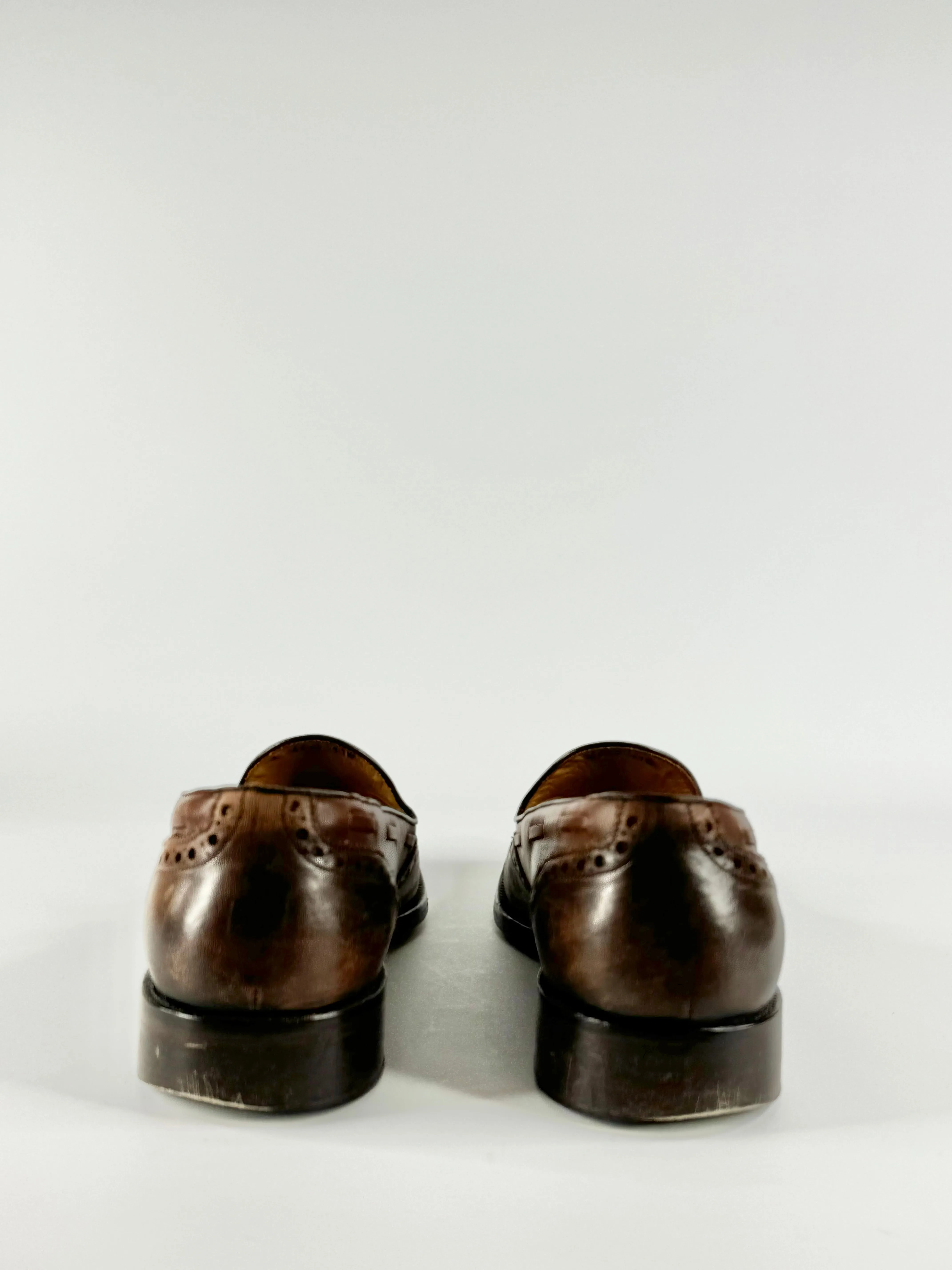 Wall   Water Cedar Brown Brogue Loafers - US11.5