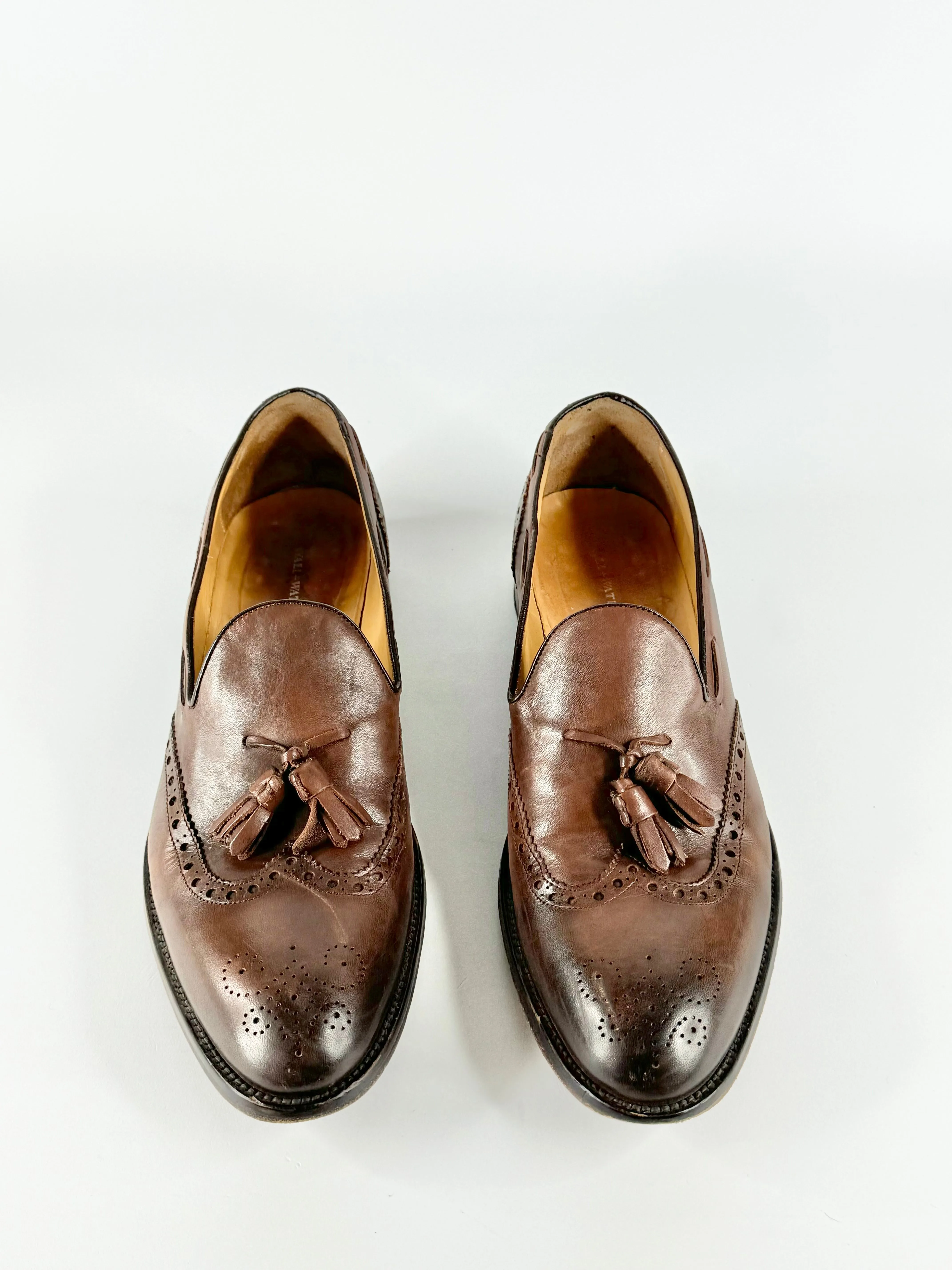 Wall   Water Cedar Brown Brogue Loafers - US11.5