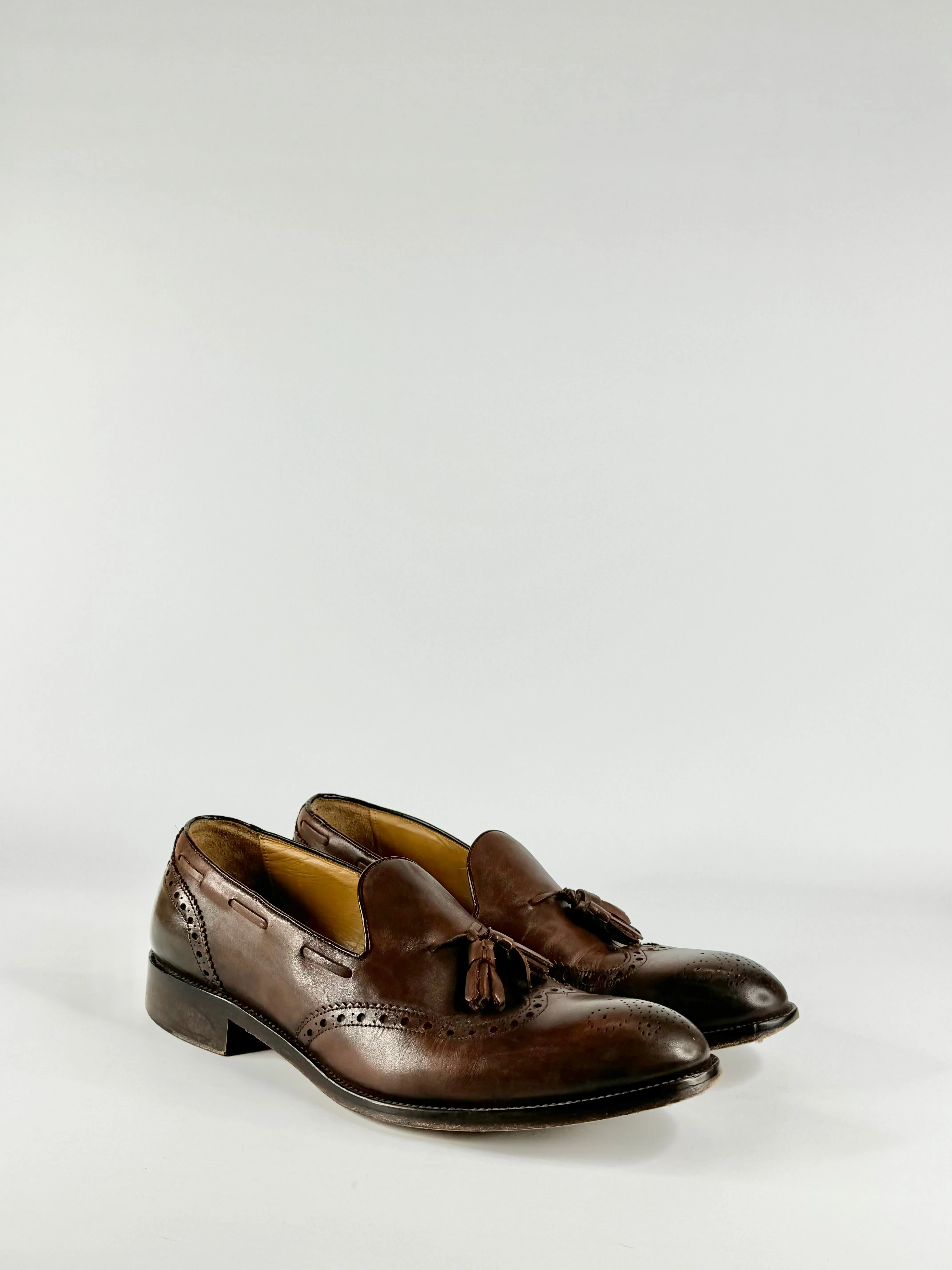 Wall   Water Cedar Brown Brogue Loafers - US11.5