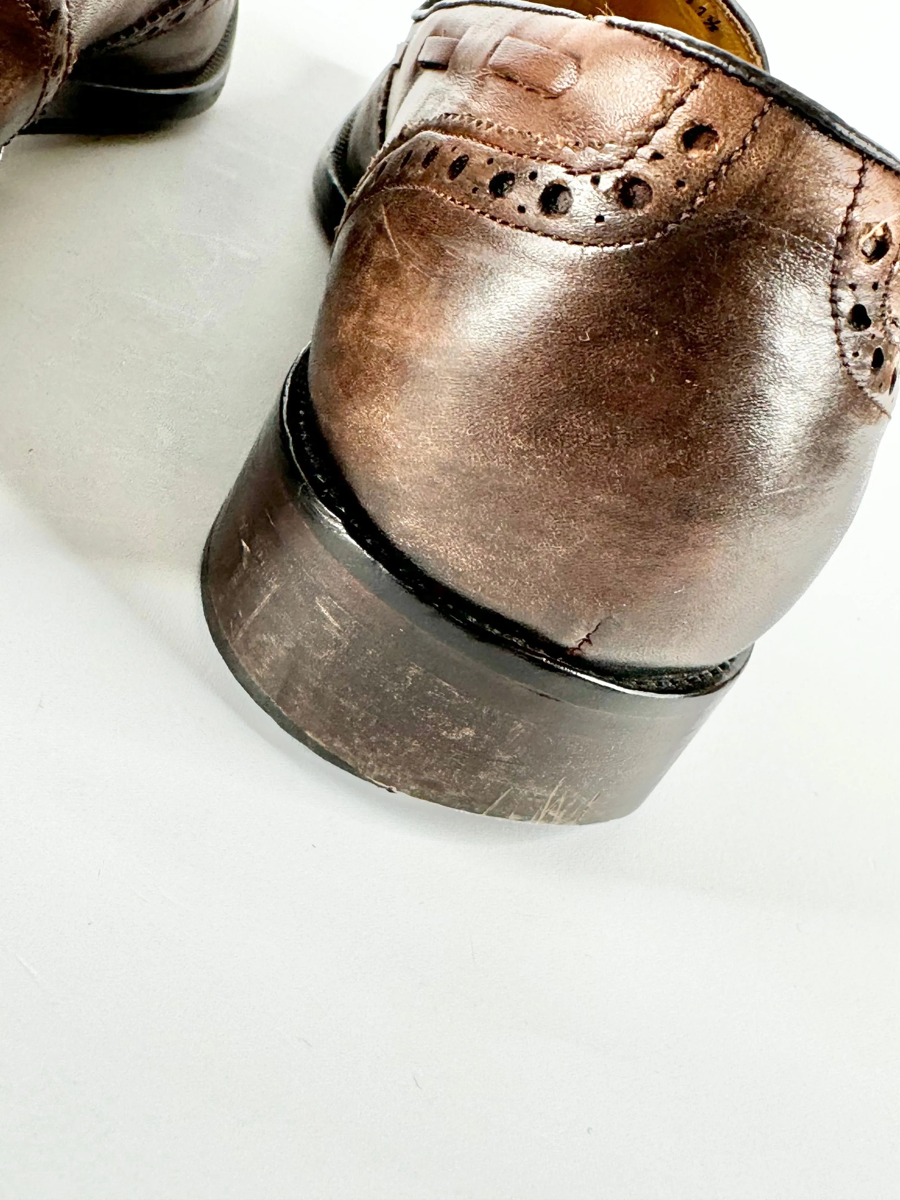 Wall   Water Cedar Brown Brogue Loafers - US11.5