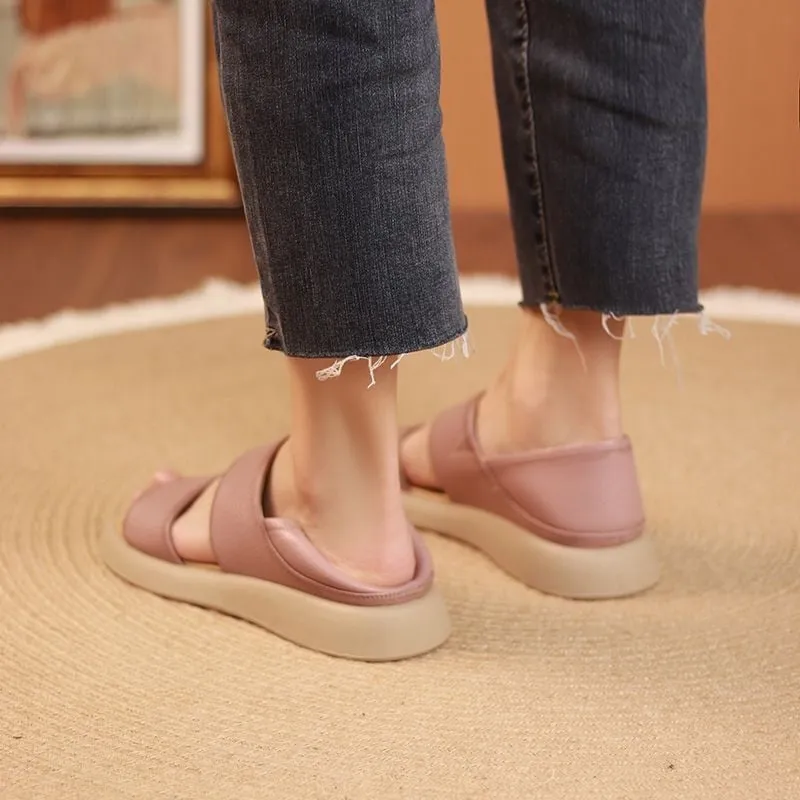 Wearscomfy New Thick Sole Women's Stylish  Sandals