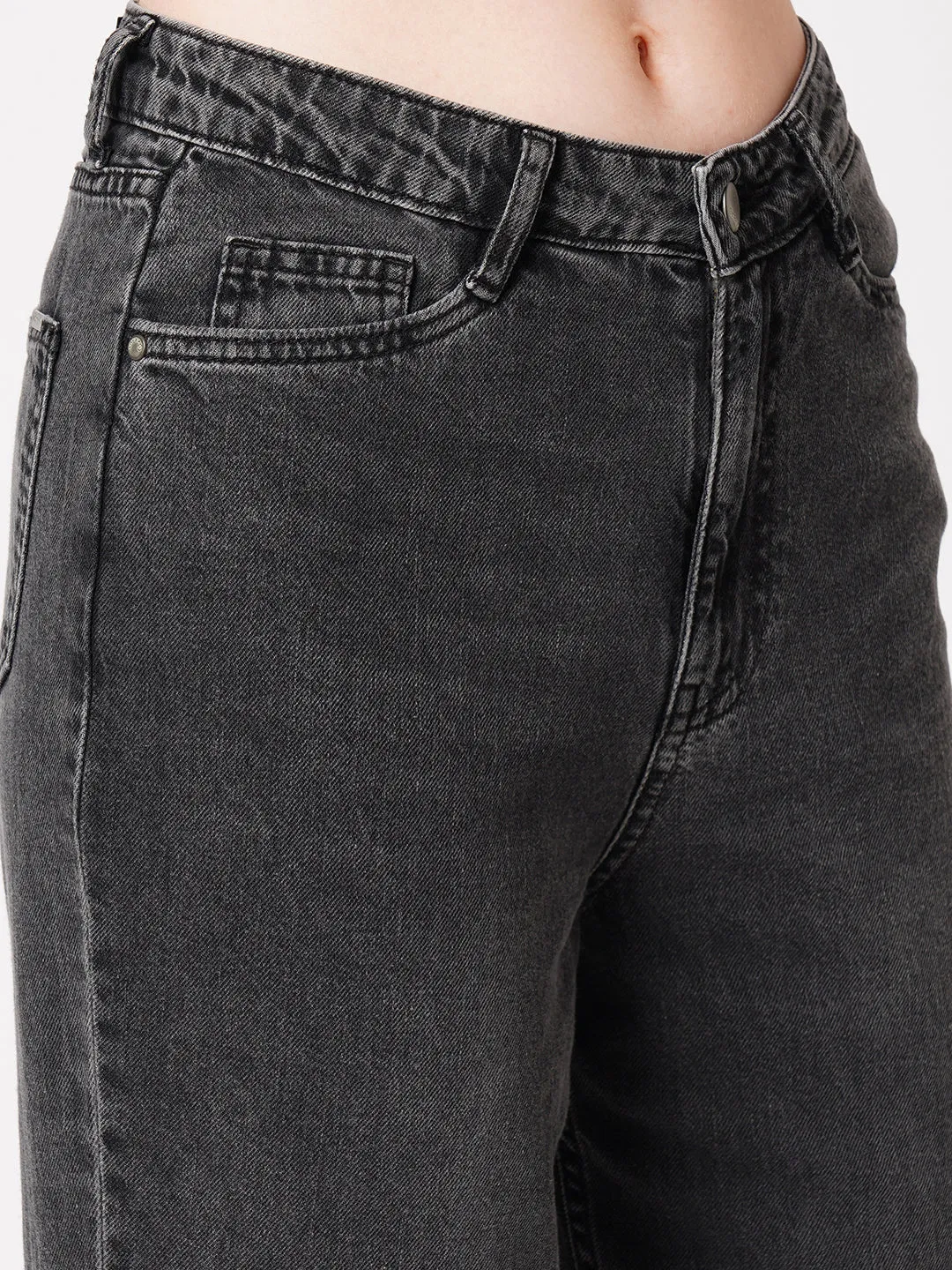 Women High-Rise Relax Straight Jeans