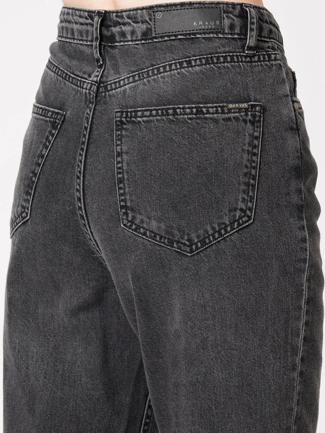 Women High-Rise Relax Straight Jeans
