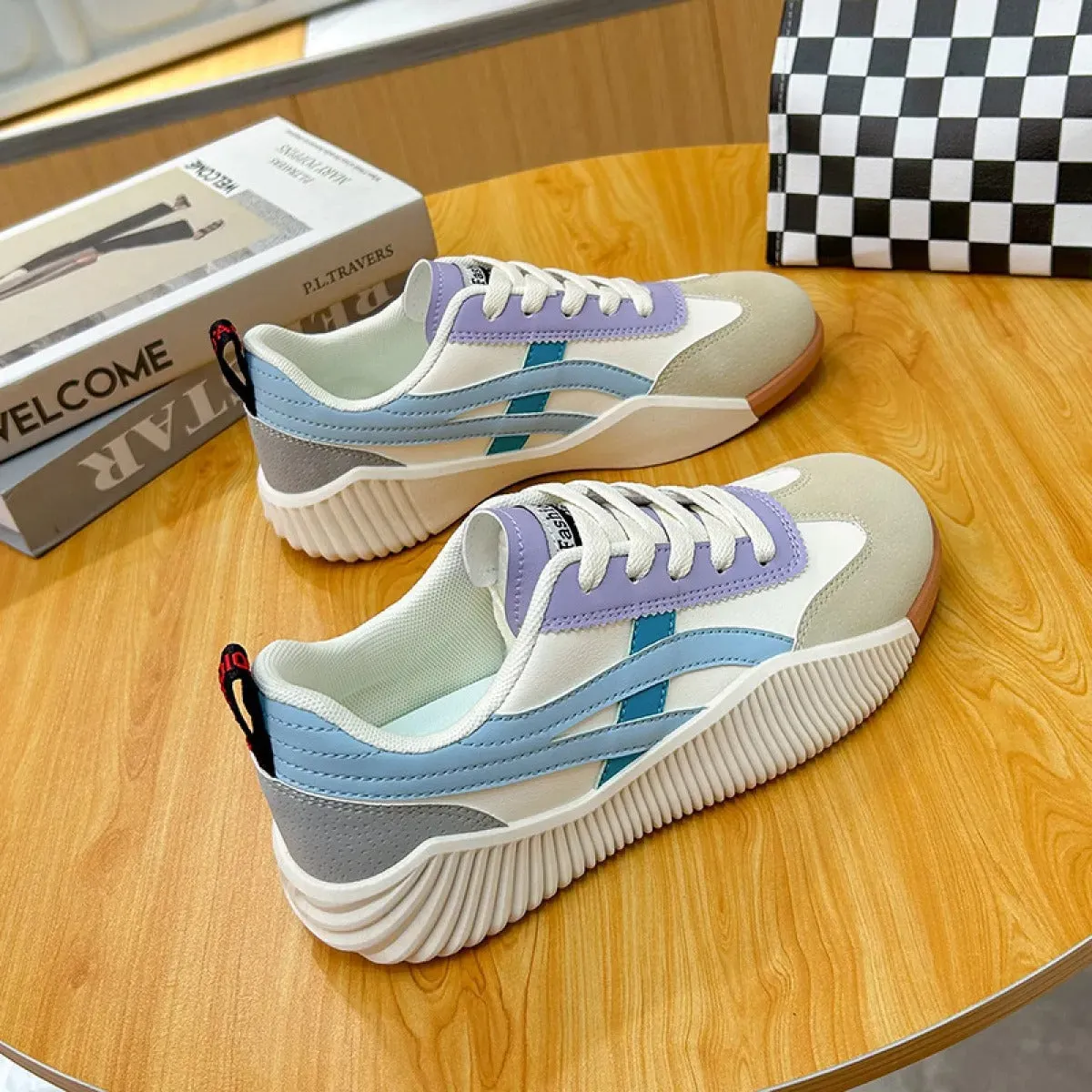 Women's Lace-Up Sneakers