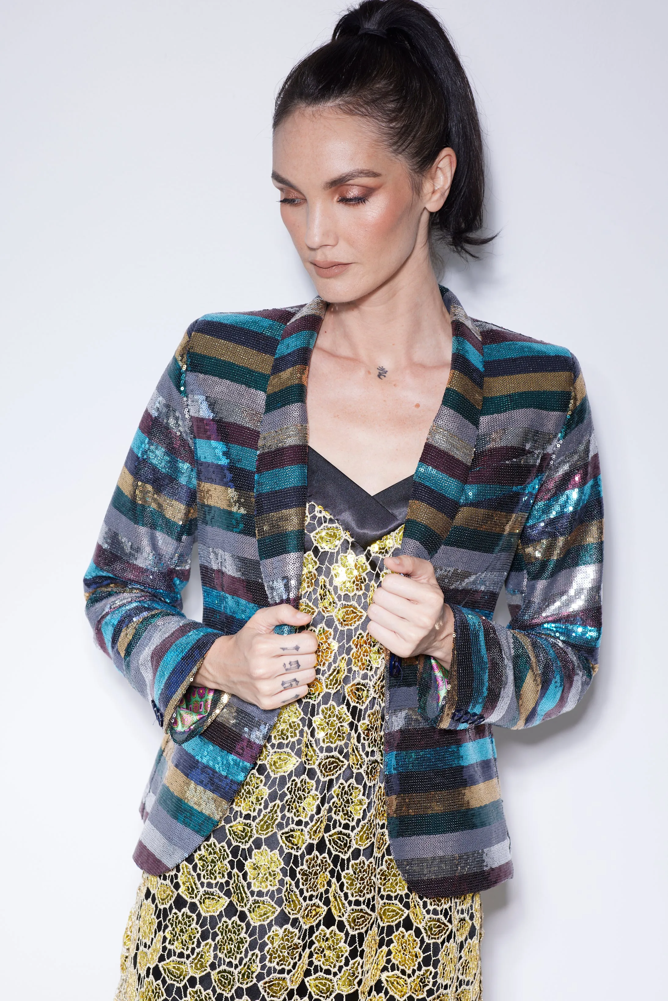 WORLD 5070 Confetti Dress Gold