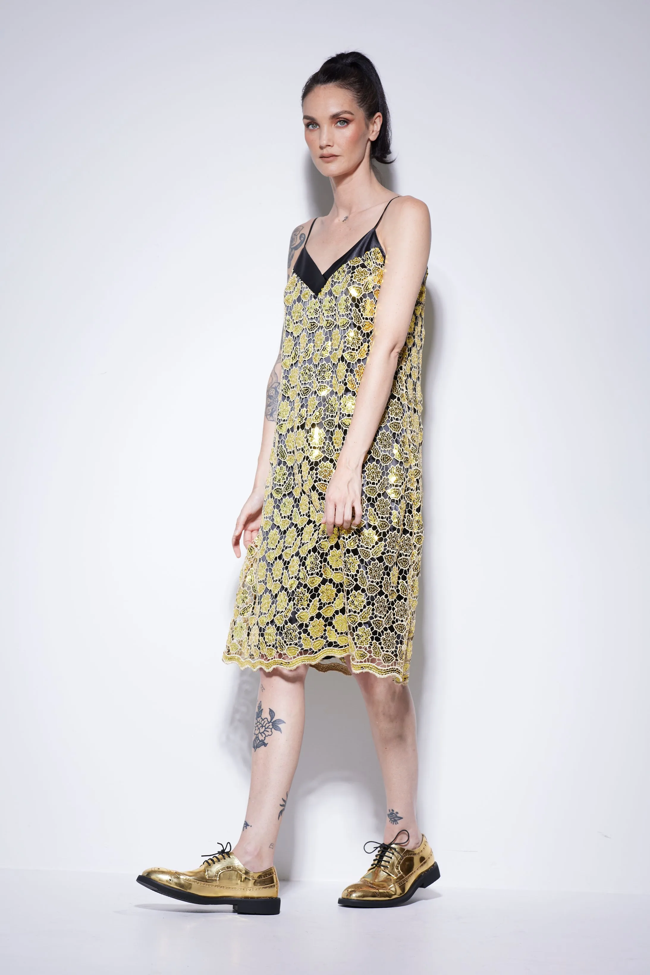 WORLD 5070 Confetti Dress Gold