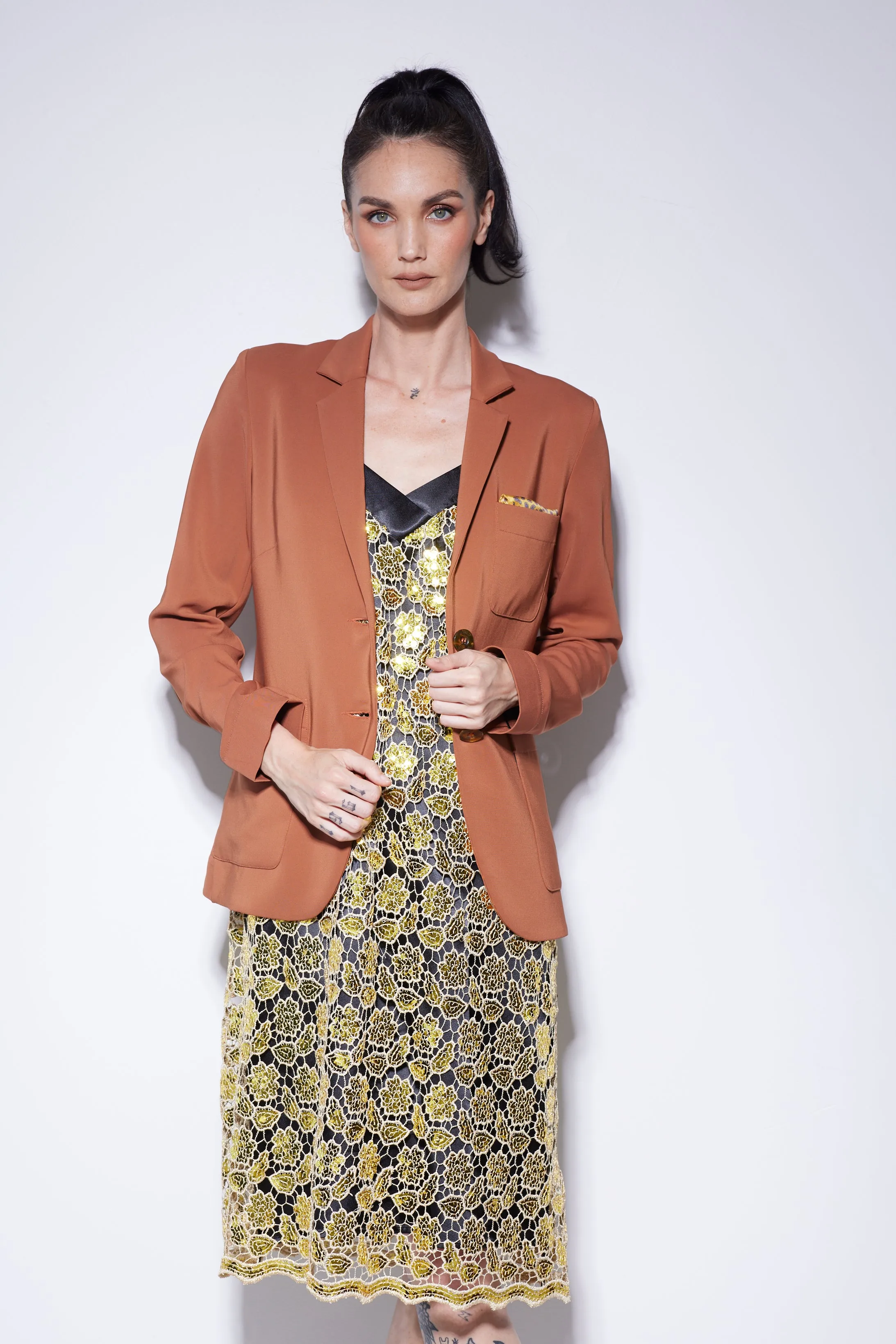 WORLD 5070 Confetti Dress Gold